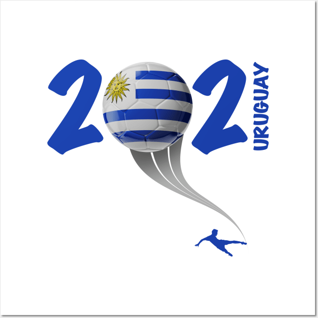 Uruguay Copa America Soccer 2021 Wall Art by DesignOfNations